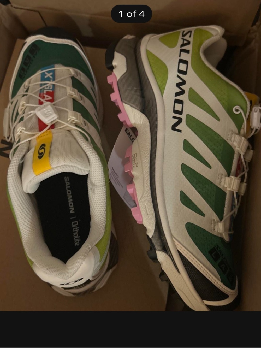 Salomon Kids' Green Trail Running Shoes